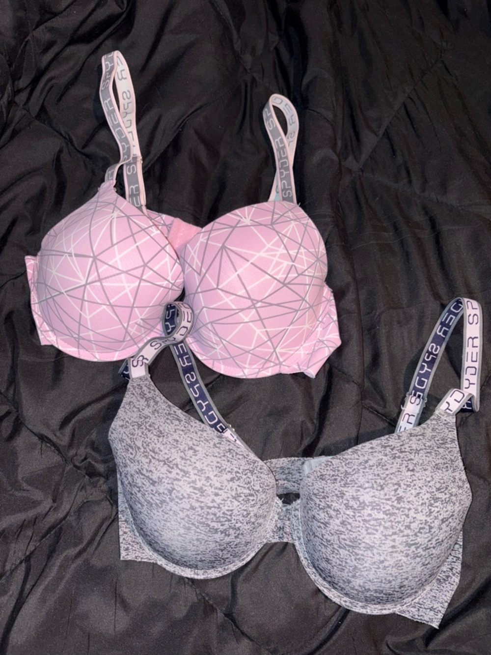 2 Spyder Bras 38C